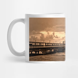 Bournemouth Pier and Beach Dorset England UK Mug